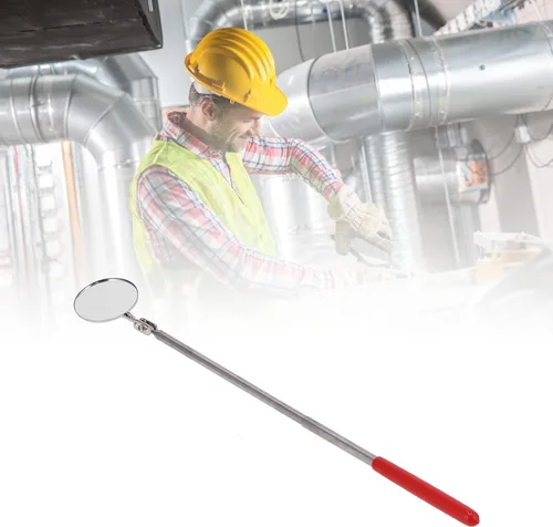 Miniatura 6 de Yosoo Espejo de inspección flexible CT‑502, inspección de soldadura de reparación de tuberías de aire acondicionado, espejo telescópico redondo, una