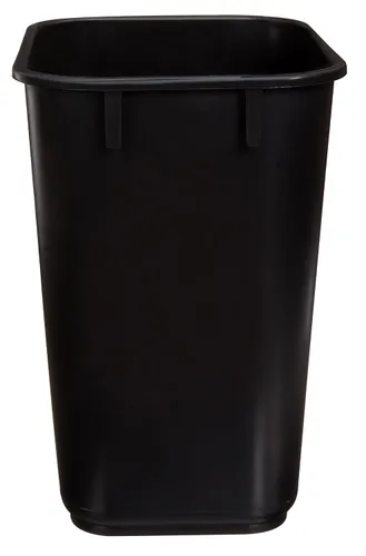 Miniatura 5 de Amazon Basics Cubo de basura pequeño, papelera rectangular para oficina comercial, 3 galones (paquete de 2), color negro