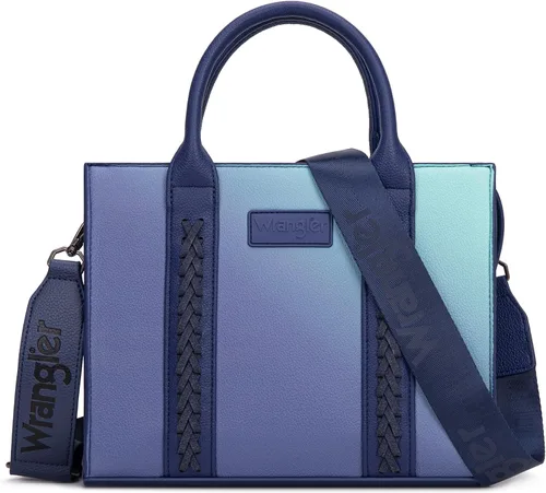 Miniatura 15 de Bolso tote mediano Wrangler para mujer, bolsos de diseñador, bolsos de mano con asa superior y correa