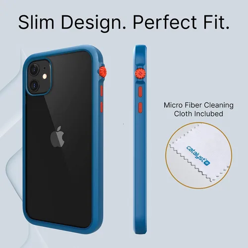 Miniatura 9 de Catalyst - Funda para iPhone 11 con parte trasera transparente, resistente a prueba de caídas de 10 pies, sistema de amortiguación de armadura