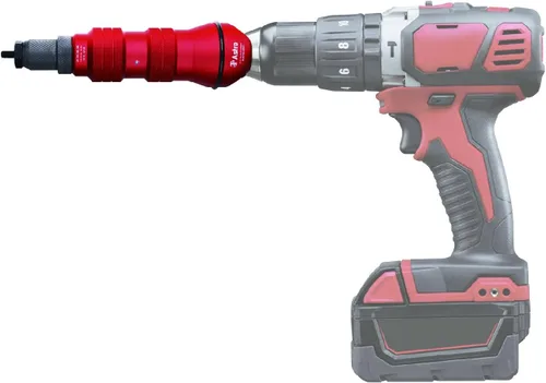 Miniatura 4 de Kit de adaptador de tuerca de remache para taladro ADN14 de Astro Pneumatic Tool y kit de adaptador de tuerca de remache ADN38 XL - Capacidad de 3/8