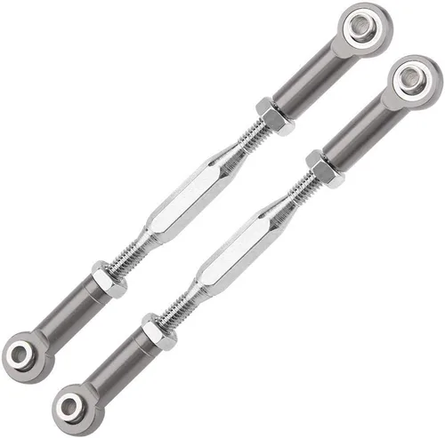 Miniatura 6 de Varillas de dirección de camión a control remoto, 2 varillas de aleación de aluminio para barra de dirección a escala 1/10, camión a control remoto