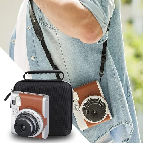 Miniatura 7 de Mchoi Funda rígida portátil compatible con cámara de película instantánea Fujifilm Mini 90 y accesorios, solo funda