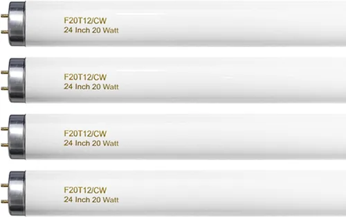 Miniatura 2 de F20T12/CW - Bombilla de 20 W, color blanco frío, tubo fluorescente T12 de 24 pulgadas, 20 W, compatible con Philips Sylvania GE G13 Cap 4