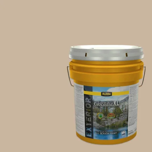 Miniatura 115 de Rodda Paint CASCADIA XL Pintura e imprimación satinada para exteriores en uno, cuarto de galón, azul playa norte