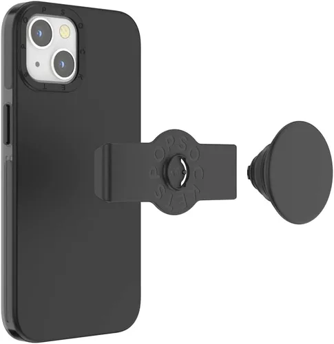 Miniatura 5 de PopSockets Funda para iPhone 13 Pro con agarre y deslizamiento para teléfono, funda para iPhone 13 Pro - Negro