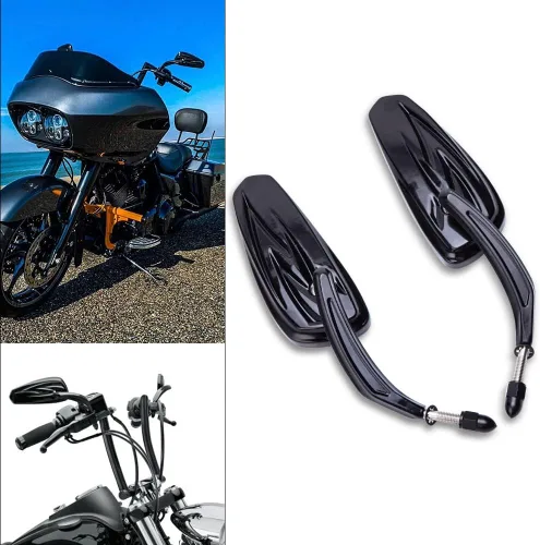 Miniatura 2 de DREAMIZER Espejos retrovisores de motocicleta Espejos laterales de manillar para Street Glide Road Glide Electra Glide CVO Sportster Road King