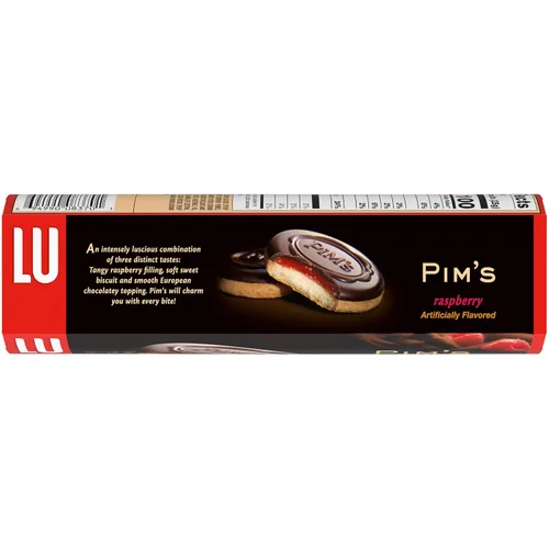 Miniatura 13 de Lu Petit Ecolier - Galletas europeas de chocolate con frambuesa, 5.29 onzas