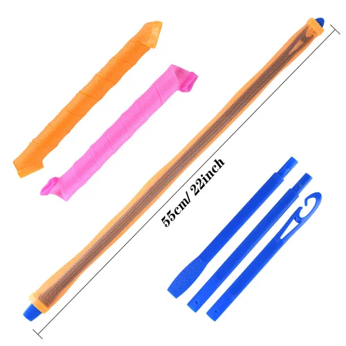 Miniatura 4 de TUPARKA Paquete de 30 rulos en espiral sin calor para cabello con ganchos de peinado para cabello extra largo de hasta 22 pulgadas