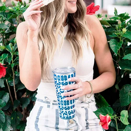 Miniatura 7 de Swig Life - Vaso de 22 oz con aislamiento térmico, vaso de café con tapa, apto para portavasos, apto para lavavajillas, acero inoxidable, taza