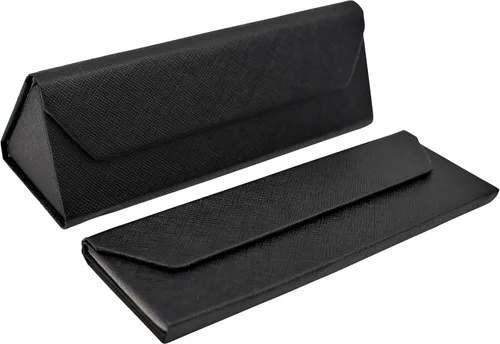 Miniatura 105 de Real Sic Funda para lentes de sol para hombres y mujeres, soporte magnético plegable para lentes de sol, inspirado en el color sólido