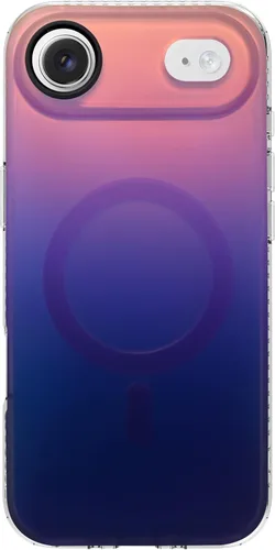 Miniatura 9 de Funda degradada para iPhone 14 Pro - Diseño multicolor degradado naranja y amarillo, resistente a los impactos y con imanes