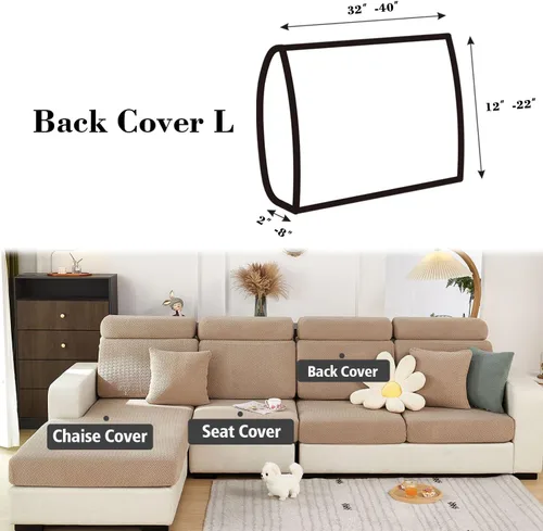 Miniatura 2 de Soothing Home - Fundas de sofá, fundas de sofá de héroe para sofá, fundas de cojín de sofá, fundas lavables para sofás seccionales, fundas elásticas