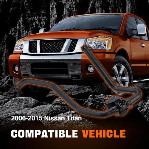 Miniatura 7 de Válvula de control de manguera de entrada de unidad de calentador compatible con Nissan Titan 5.6L 2006-2015 reemplaza 92400-ZT10A 92400ZT10A