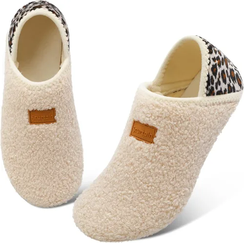 Miniatura 3 de Scurtain Pantuflas unisex con suela de goma para adultos