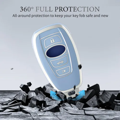Miniatura 4 de OFFCURVE Key Fob Cover for Subaru, Soft TPU Car Key Protective Case Cover for Subaru CrossTrek Ascent Forester Outback WRX Ascent BRZ Impreza Legacy