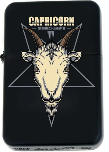 Miniatura 4 de Signos del zodiaco, símbolos del horóscopo, colección de iconos de astrología s Infinity negro mate encendedores a prueba de viento (Leo) - Regalo