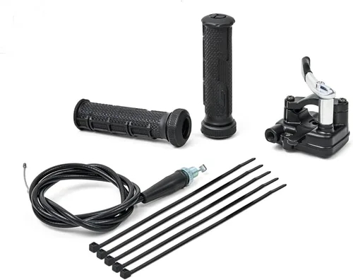 Miniatura 5 de PUCKY Nuevo ensamblaje de manija de acelerador con cable de aceleración de pulgar de 7/8 pulgada y 22 mm para ATV Quad Go Kart TaoTao Pit Bike
