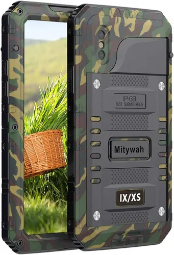 Miniatura 13 de Mitywah - Funda impermeable compatible con iPhone X/XS, [Cubierta protectora de cuerpo completo] con [protección de pantalla integrada]