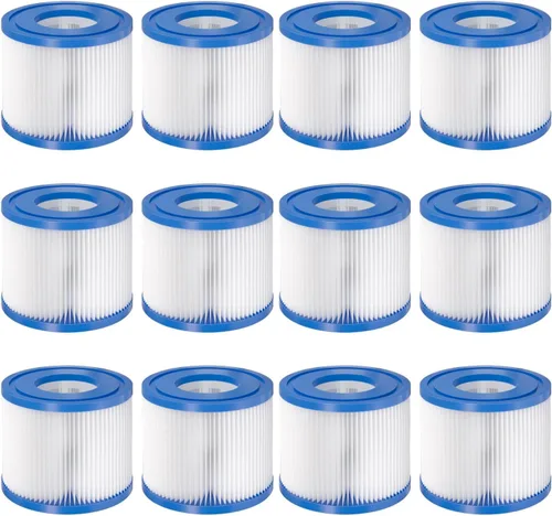 Miniatura 8 de Paquete de 6 filtros de repuesto tipo VI para bañera de hidromasaje Saluspa compatible con bomba de piscina Lay-Z-Spa, Coleman SaluSpa 90352E