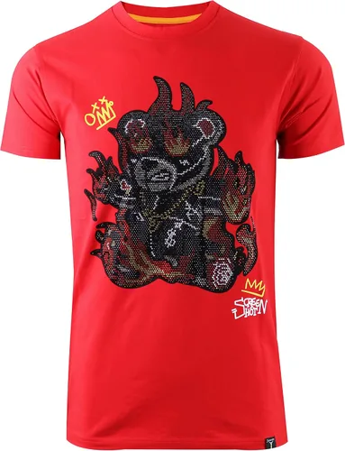 SCREENSHOT Camisetas de diseñador hipster hip-hop de alta calidad para hombre, elegantes camisetas de moda urbana de Nueva York