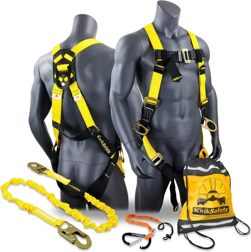Miniatura 11 de KwikSafety - Fall Protection Safety Harness - Construction & Roofing Fall Arrest Safety Harnesses - ANSI OSHA Compliant Estándar