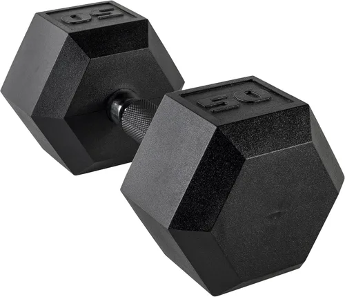 Miniatura 43 de CAP Barbell Peso de la mancuerna hexagonal recubierta, individual, 10-120 libras, múltiples opciones