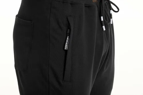 Miniatura 6 de MAGCOMSEN Pantalones capri deportivos 34 para hombre con bolsillos con cremallera longitud a la rodilla pantalones cortos de entrenamiento