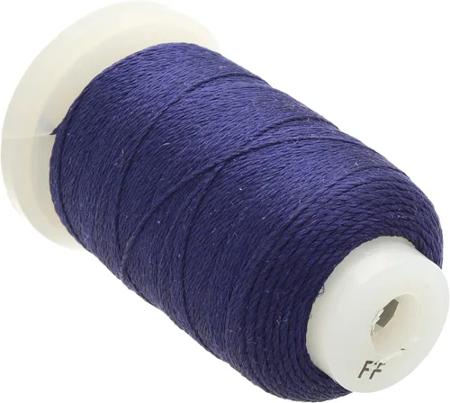 Miniatura 28 de The Beadsmith Cordón de seda pura – Castaño, tamaño E (0.325 mm/0.0128"), 200 yardas (600 pies), carrete de 1/2 onza