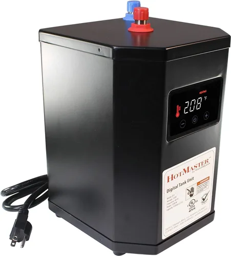 Miniatura 3 de Westbrass DT1F272-62 Develosah - Grifo dispensador instantáneo de agua fría y caliente de 9 pulgadas con sistema de tanque digital HotMaster