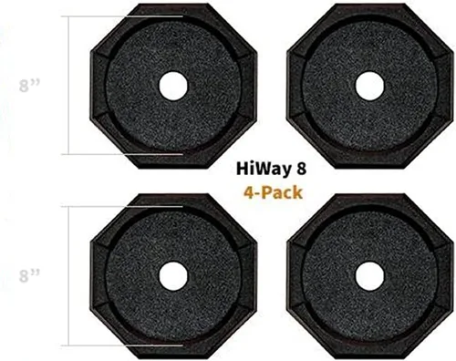 Miniatura 2 de SnapPad HiWay - Almohadillas de nivelación para autocaravanas, estabilizadores permanentes de gato para vehículos recreativos, almohadillas