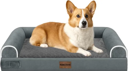 Miniatura 139 de Cama ortopédica lavable para perros medianos y grandes: cama con cojines de apoyo para perros medianos y grandes, cama impermeable de espuma tipo