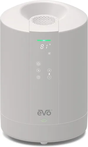 EVO WMH440 Humidificador de niebla pura autodesinfectante (capacidad de 6 litros), 28 horas de tiempo de funcionamiento continuo, base apta para