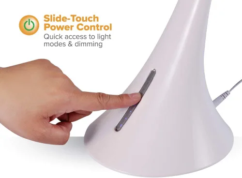Miniatura 4 de Bostitch Oficina moderna LED luz de escritorio, 8W, blanco (VLED1821WHITE-BOS)