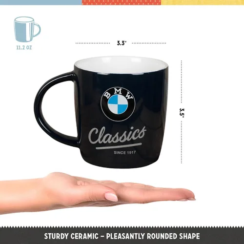 Miniatura 2 de Nostalgic-Art Taza de café retro, 11.2 oz, producto con licencia oficial (OLP), BMW – Classics – Idea de regalo para los fans de BMW, taza