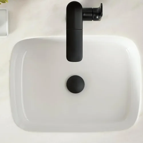 Miniatura 6 de American Standard 7061121.243 Aspirations - Grifo de baño extraíble, 1.2 GPM, negro mate Mate negro