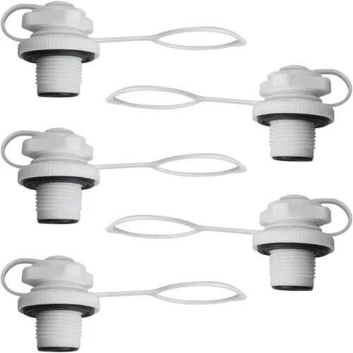 Miniatura 8 de Tapón inflable para kayaks, 5 unidades, 0.787 in de diámetro roscado, piezas de repuesto para botes inflables Intex Boat Intex, accesorios de barco