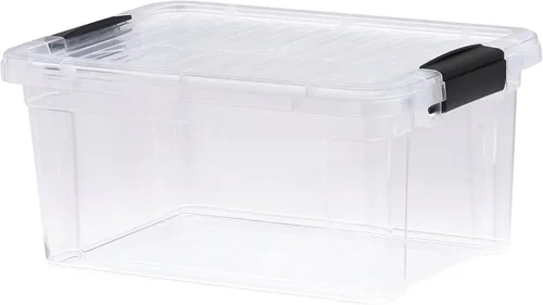 Miniatura 26 de Superio Caja de Almacenamiento Transparente con Tapa, Contenedores de Plástico de 1.85 Quart para Organizar, Cajas Apilables, Libres de BPA, No