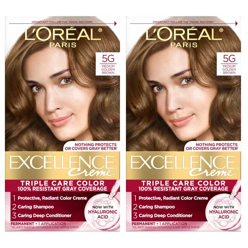 Miniatura 20 de L'Oreal Paris Excellence Crème - Tinte permanente para el cabello, color de cabello de triple cuidado, complejo Pro-Keratine para una cobertura