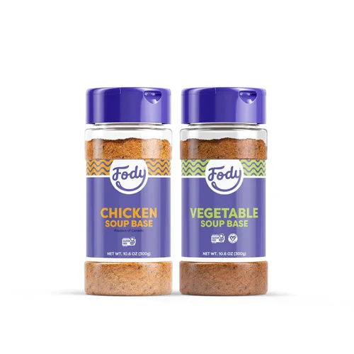 Miniatura 7 de Base y condimento para sopa de pollo Fody Foods, 10.6 oz, lista para usar, sin ajo ni cebolla, Certificado bajo en FODMAP, apto para intestino e