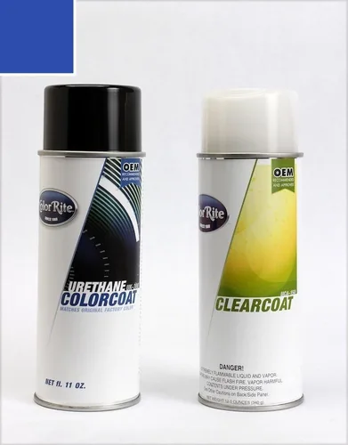 Aerosol Pintura de retoque automotriz para Subaru Impreza - Blue Ridge Pearl Metallic Clearcoat 95H - Color+Clearcoat Package 2-Azul