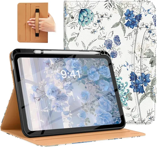 Miniatura 23 de MoKo Funda para iPad A16 de 11 pulgadas, funda para iPad de 11ª/10ª generación (2025/2022) con soporte para lápices y bolsillo, funda con soporte