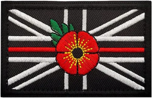 Miniatura 3 de 2 piezas tácticas de la Gran Unión Británica Jack bordado apliques parche bandera de Inglaterra Reino Unido coser en la moral brazalete insignia