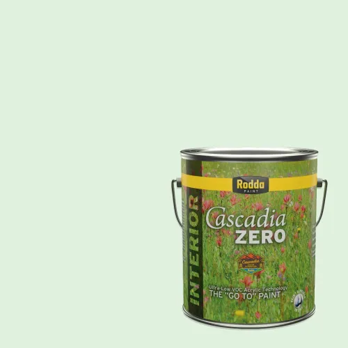 Miniatura 56 de Rodda Paint CASCADIA ZERO - Pintura e imprimación semibrillante para interiores en uno, 1 galón, azul huevo huevo azul