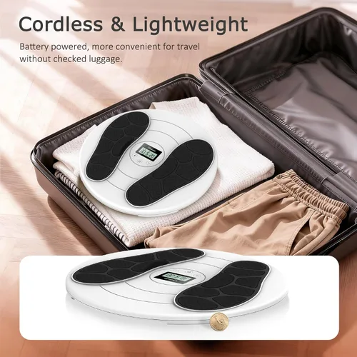 Miniatura 6 de KNQZE Masajeador de pies para aliviar el dolor de neuropatía - TENS + EMS, tecnología de doble pulso, 10 modos, 20 intensidades, control remoto