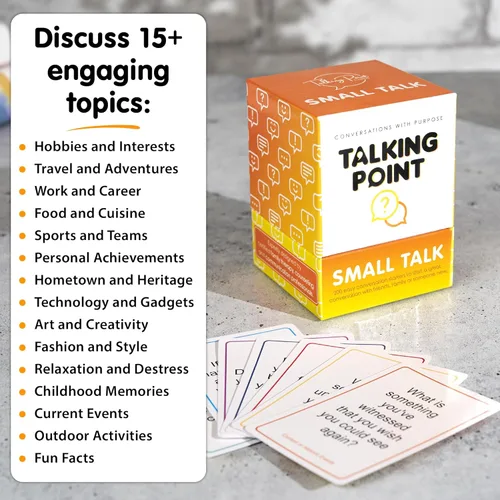 Miniatura 4 de 200 Tarjetas Icebreaker de Conversación - Mejora Tu Charla Informal y Establece Conexiones Profundas - Perfecto para Fiestas, Reuniones y Más
