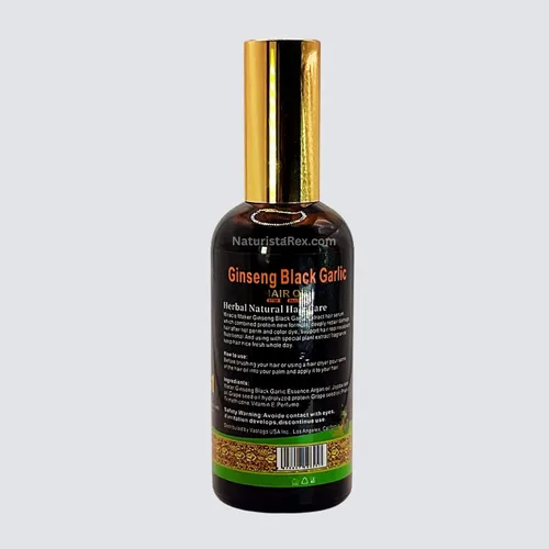 Miniatura 2 de Red de aceite capilar de ginseng natural y ajo negro. Peso 3.4 fl oz Miracle-Maker