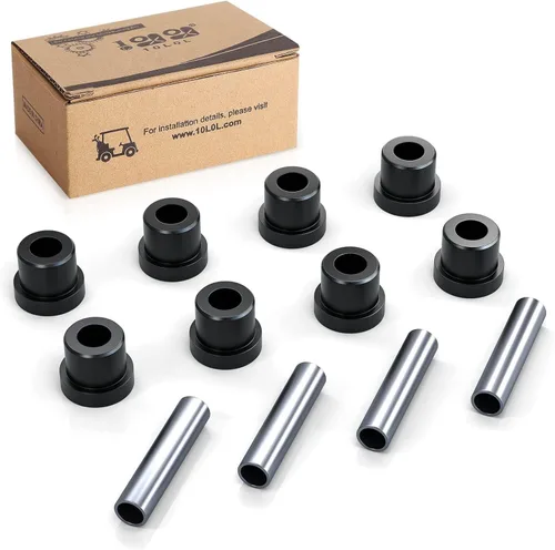 10L0L Kits de bujes de resorte de hoja trasera para carrito de golf para Club Car DS 1992 en adelante 1015583 1012303, kits de casquillos y