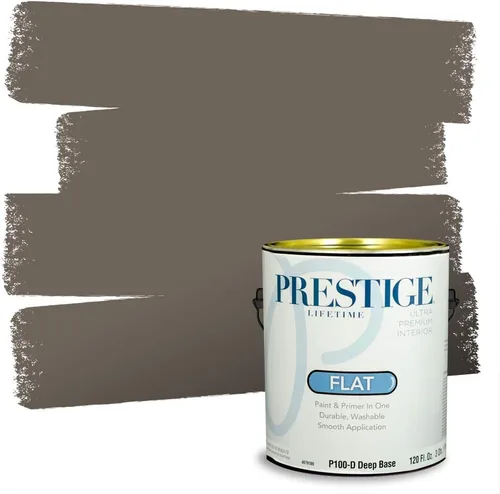Miniatura 61 de Prestige Paints - 2 en 1, pintura base y pintura de exterior, P500-N-SW7020 SW6991-PCM