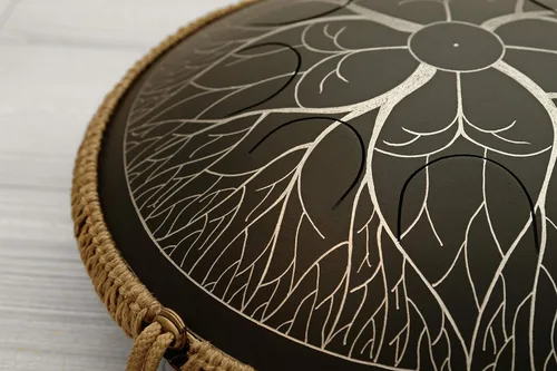 Miniatura 5 de GUDA DRUM Árbol de abeja congelado con decoración de cuerda, mazos gratis y bolsa de viaje de calidad. Mejor Pandrum, tambor de lengua